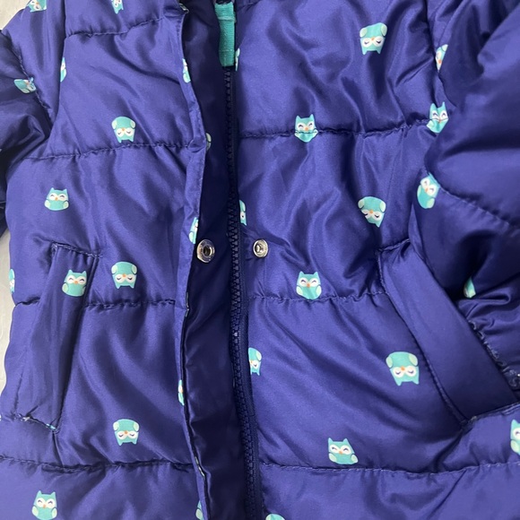 Baby Girls puffy coat by Carter's size 18M - Picture 3 of 6